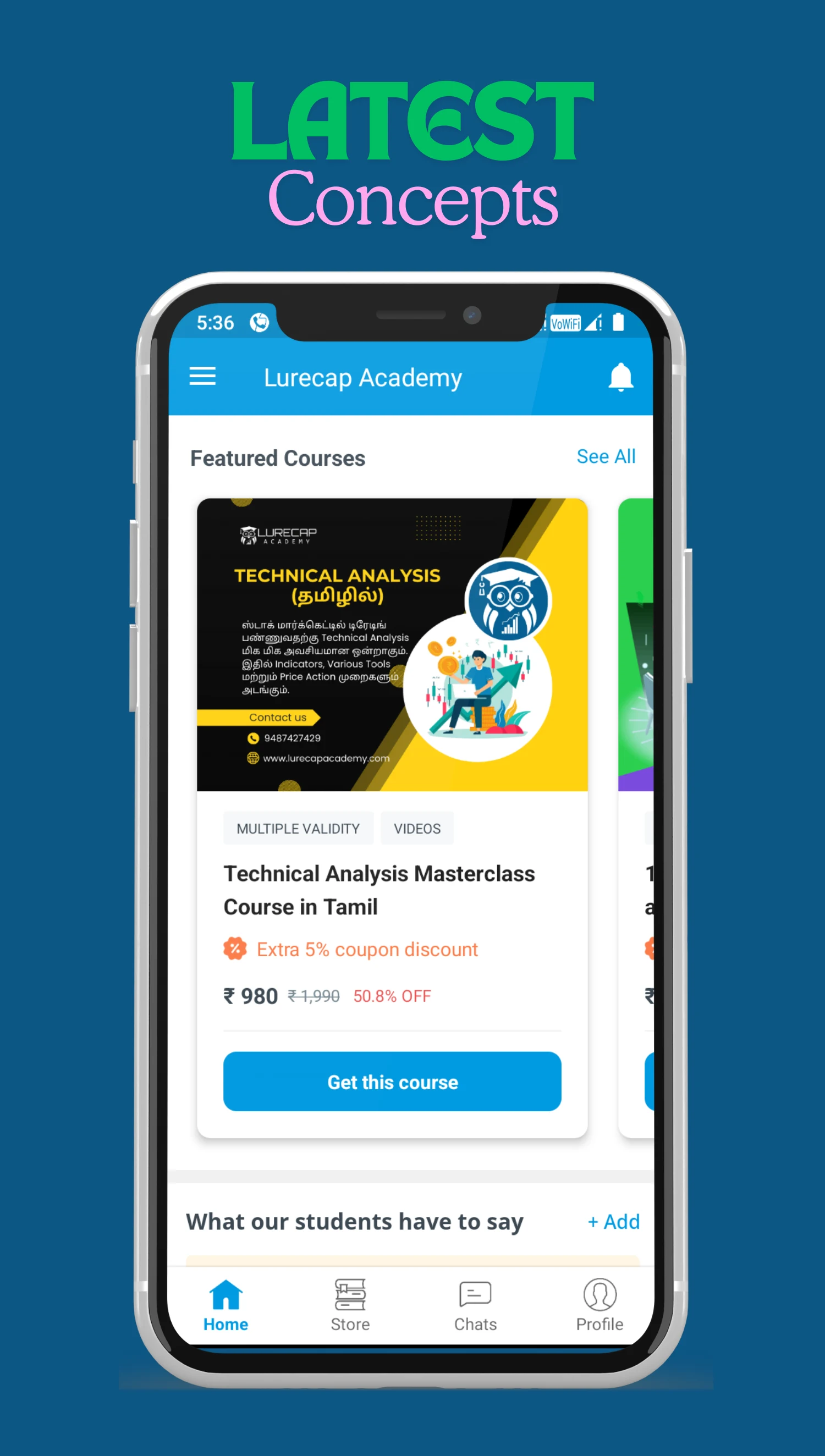 Lurecap Academy screenshot